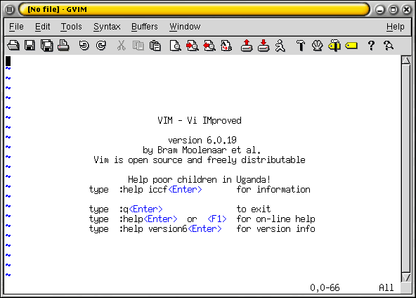 gvim bietet den Komfort eines grafischen Editors mit der
    Vielf&auml;ltigkeit von vi.